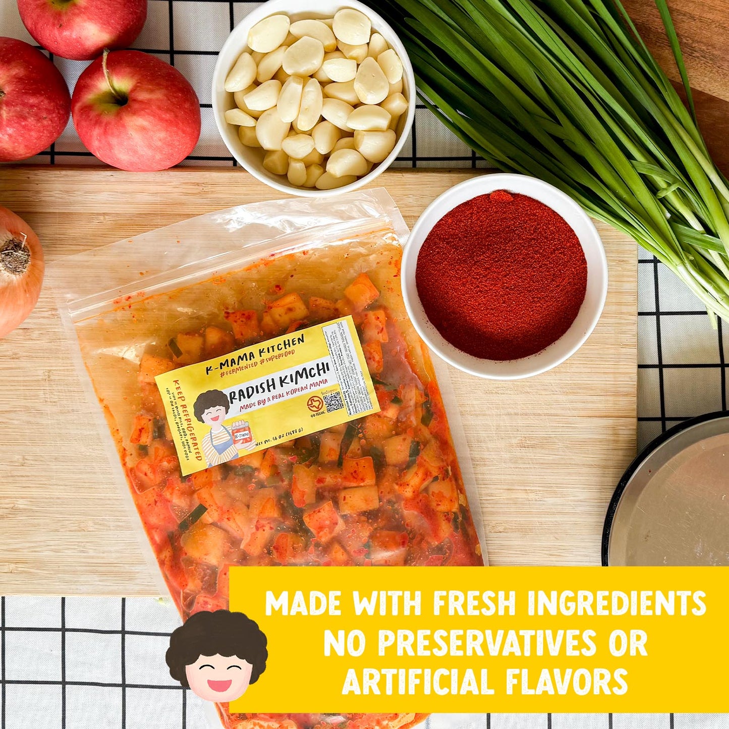 Radish Kimchi (3.5lb)