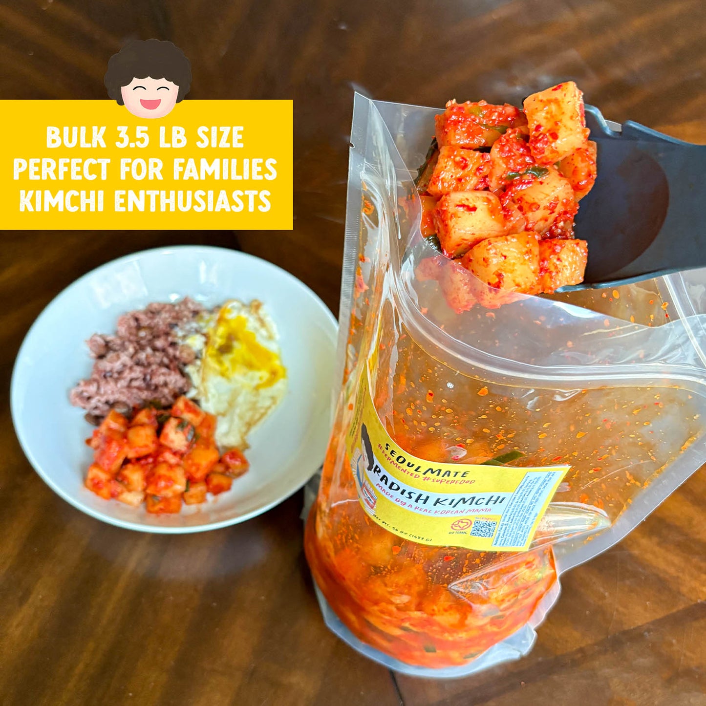 Radish Kimchi (3.5lb)