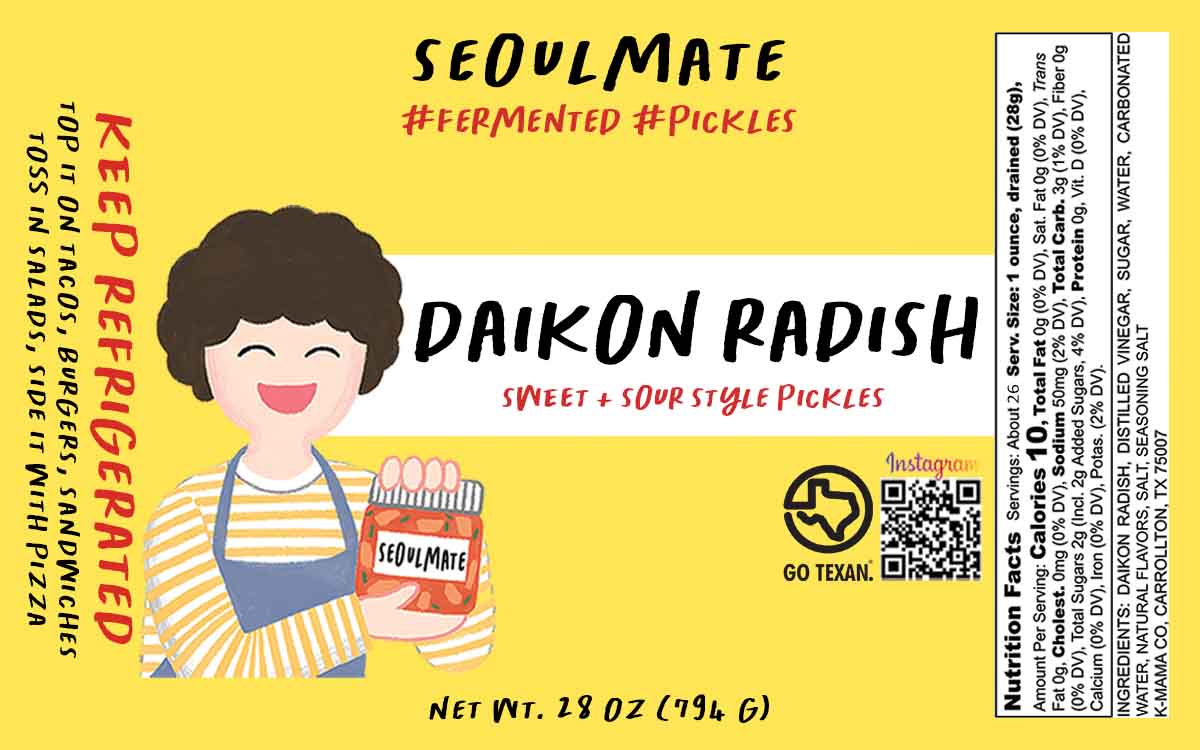 Daikon Radish Pickle (3.5lb)